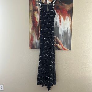 Sequin Hearts Beaded Lace Gown